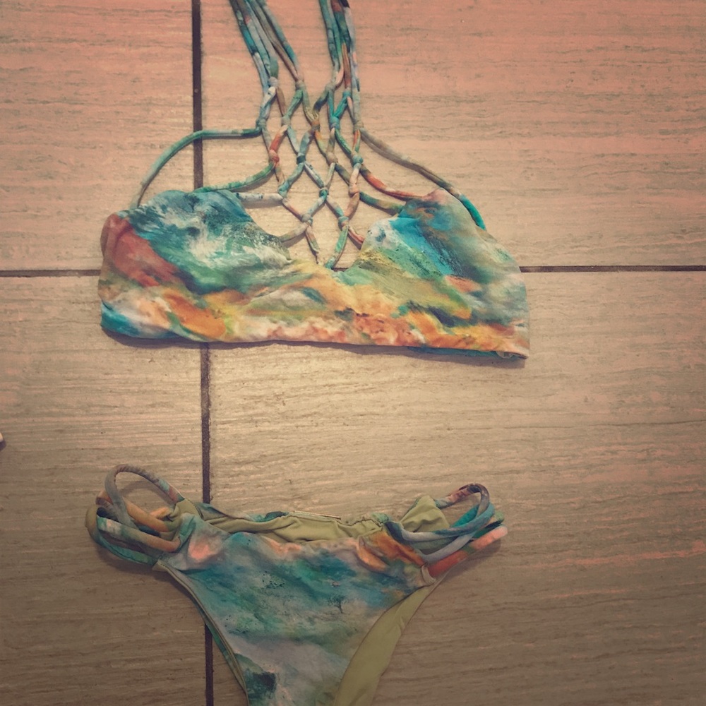 San Lorenzo marble colorful bikini